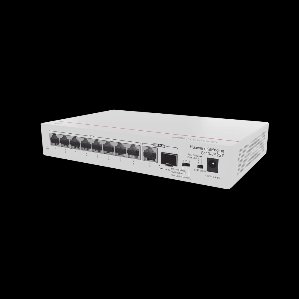 SWITCHES NO ADMINISTRABLES S110-8P2ST de Huawei