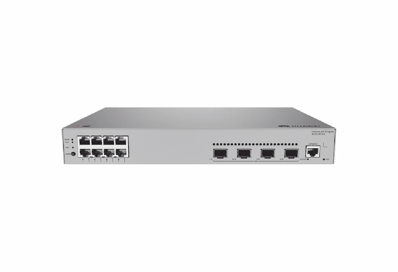 SWITCHES ADMINISTRABLES SERIE L2 S220-8P4S de Huawei
